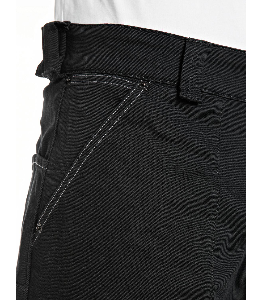 ワイドフィットARLON ブラックデザインデニム 詳細画像 ブラック 7